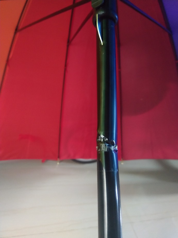 Payung Golf Pelangi 16 Jari Kualitas Bagus Rangka Baru Dengan Bahan Kain Waterproof Rainbow