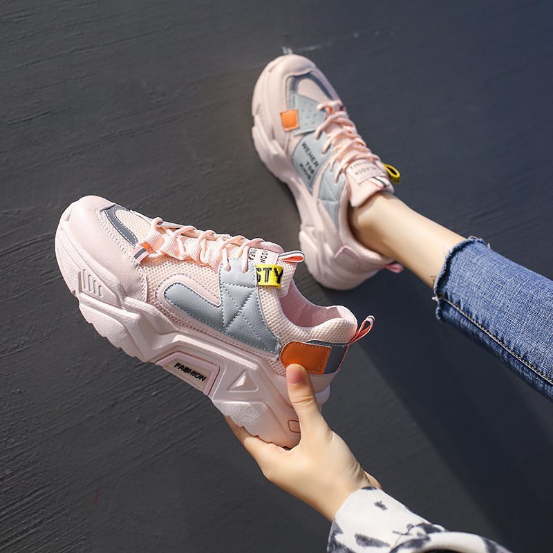 TBIG [COD] Sneakers Import Ulzzang FASHION DTN Sepatu Fashion Gaya Korea Style Sepatu Wanita