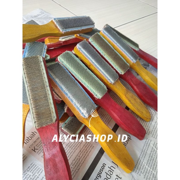 Sikat Baja Pengasah Pisau Dan Perkakas Lainnya Multifungsi Terlaris 24cm super murah asli alat penga