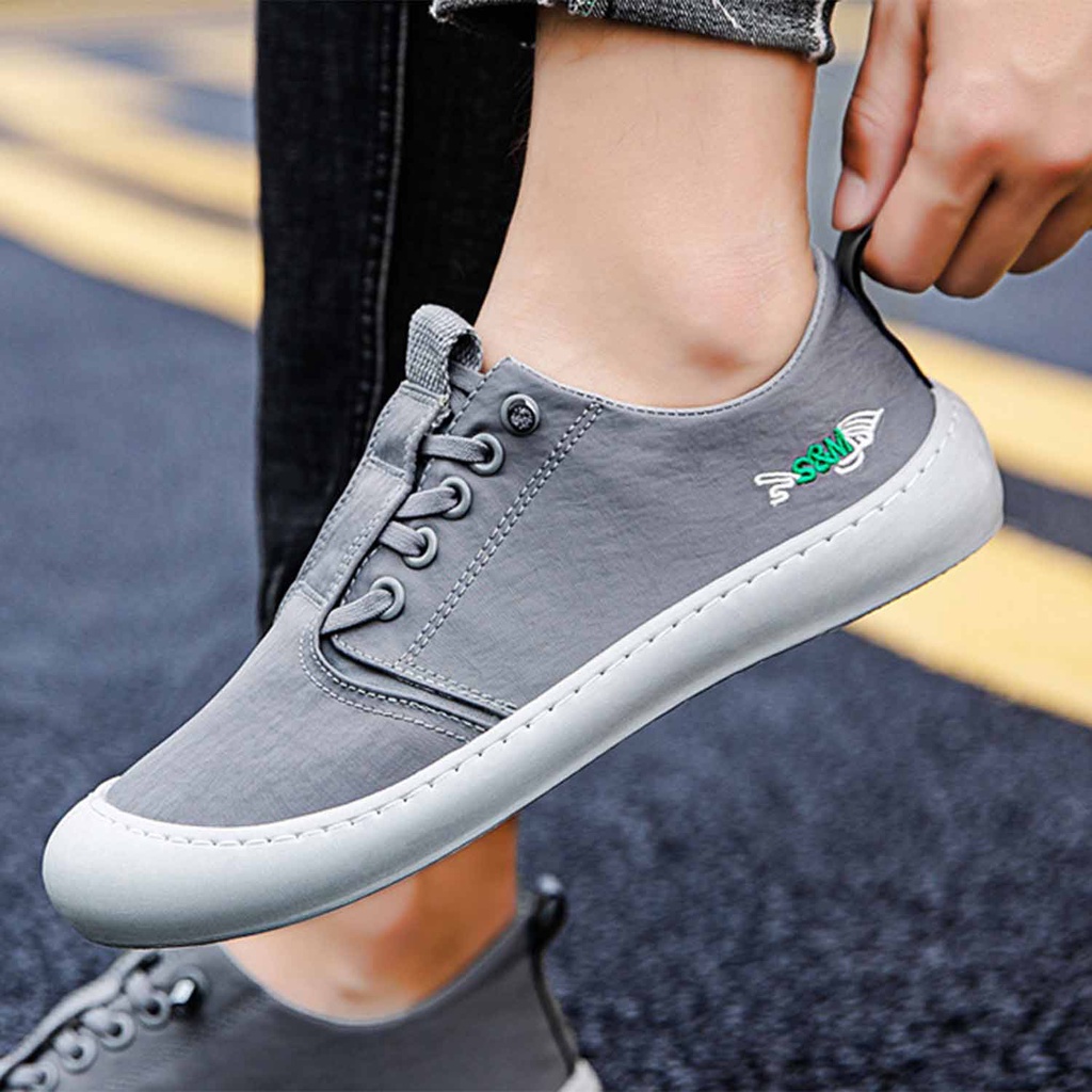 Sepatu Sneaker Pria Kasual - Sepatu Kets Pria Phoneex - Sepatu Sneaker Kasual Santai - sepatu slip on shoe tanpa tali - sepatu pria santai