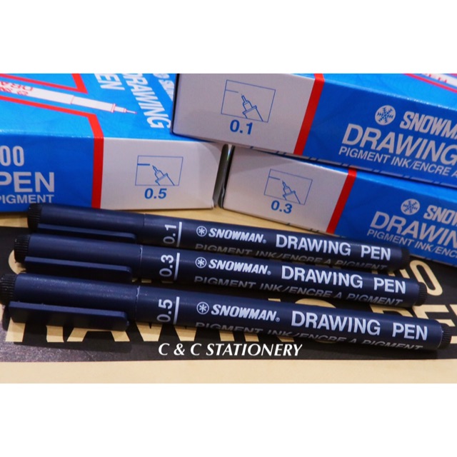 

Drawing Pen Snowman 700 / NO.FT700 0.1 mm / 0.3 mm / 0.5 mm