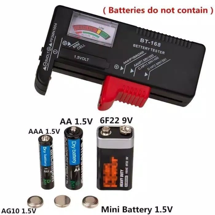 Alat tes Pengecek daya isi battery Universal Original Murah.