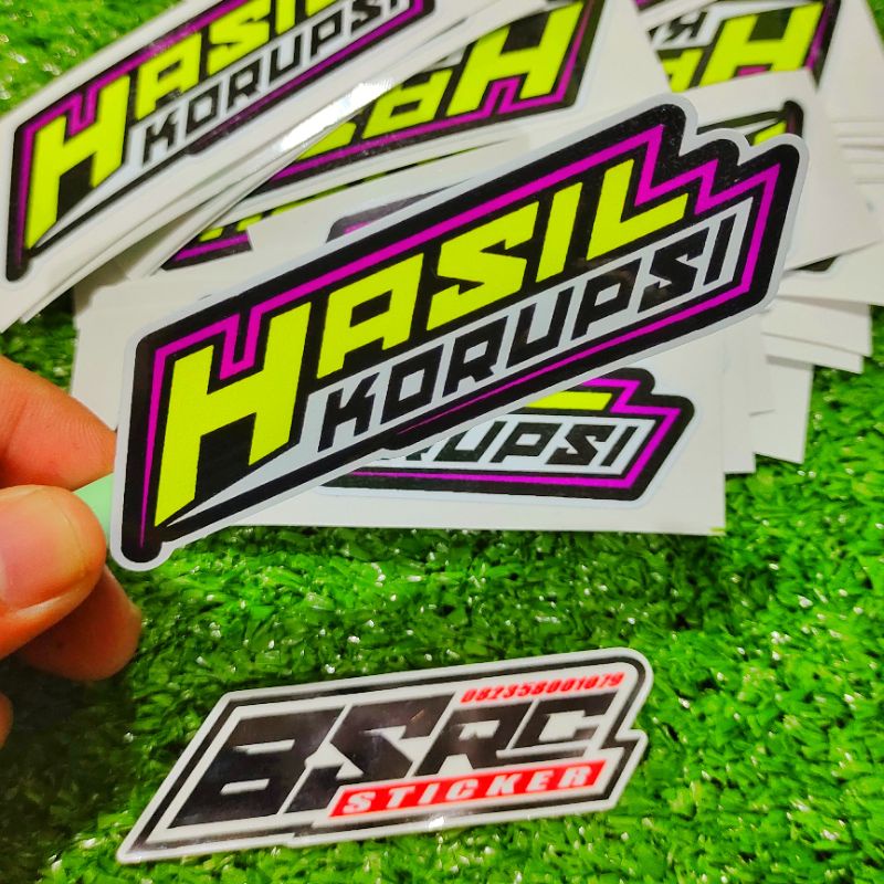 

sricker hasil korupsi / sticker viral