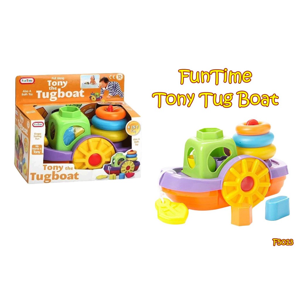 F5013 FunTime Tony Tug Boat Mainan Anak