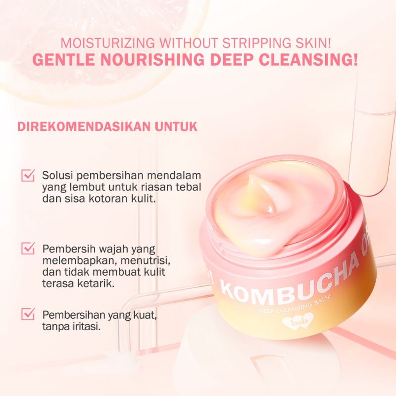 BNB Barenbliss KO Kombucha Omega Deep Cleansing Balm | Oil Cleanser Pembersih Make Up