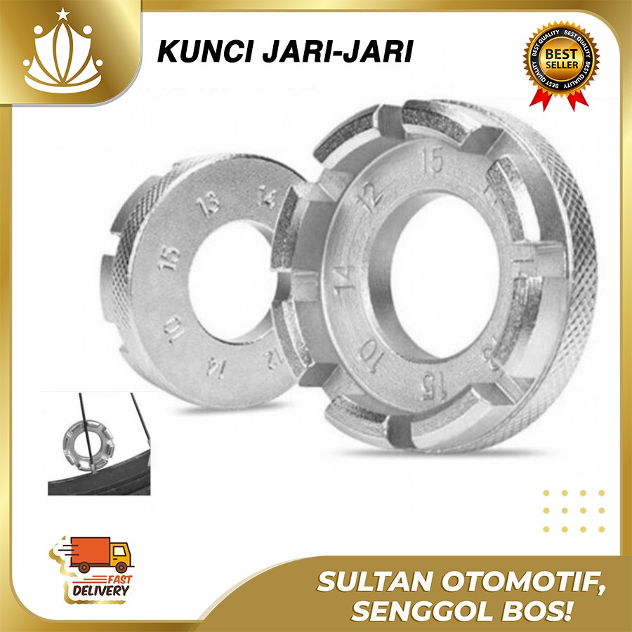 Kunci Setting Setel Jari Jari Sepeda / Stel Jari Jari ban UNIVERSAL