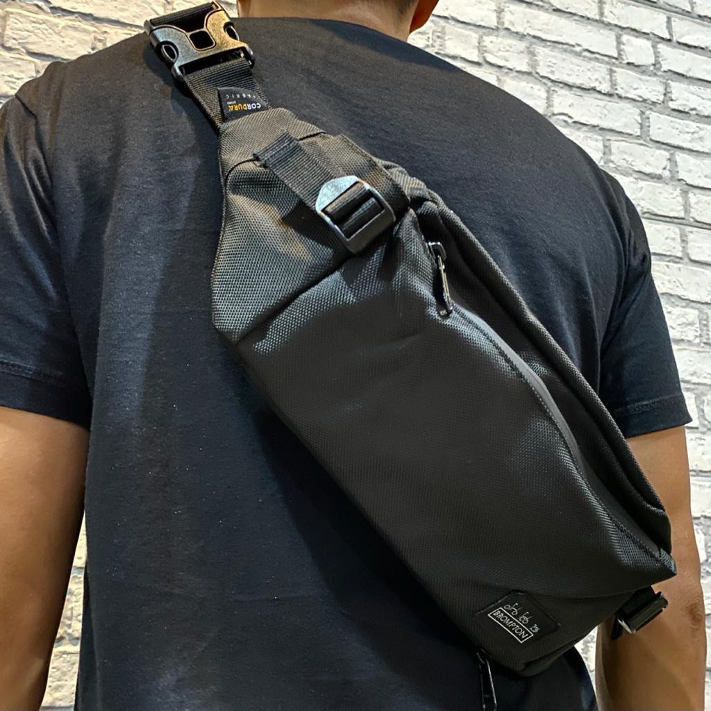 Tas Selempang Waistbag Sepeda Lipat Tas Slingbag Gowes Bike