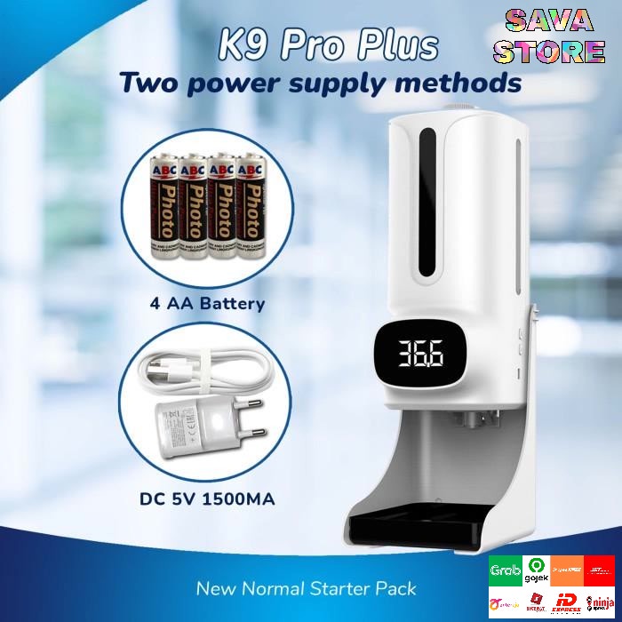 K9 PRO PLUS 2 IN 1 THERMOMETER BAHASA INDONESIA INCLUDE DISPENSER