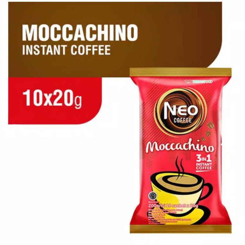 

neo coffee moccachino isi 6+3 sachet