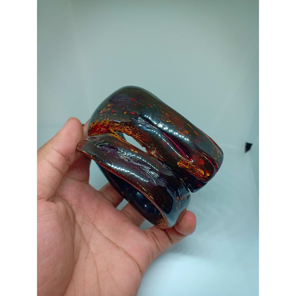 Gelang Akar Bahar Merah Jumbo Babon