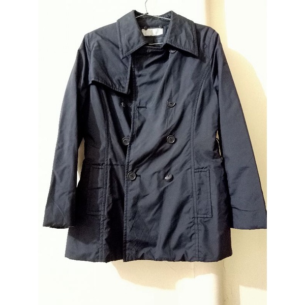 Coat hitam coat preloved coat murah