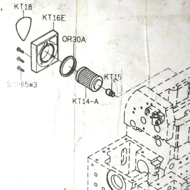 KT17/OR30A-Asli/Original  O-Ring Mesin Jahit Obras Siruba F700