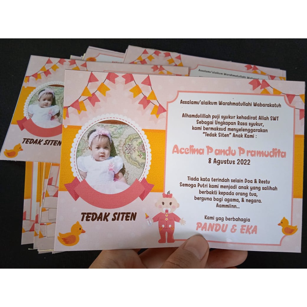

Stiker Label Syukuran Kelahiran - Aqiqah - 40Hari - Tedak Siten - Baby Shower
