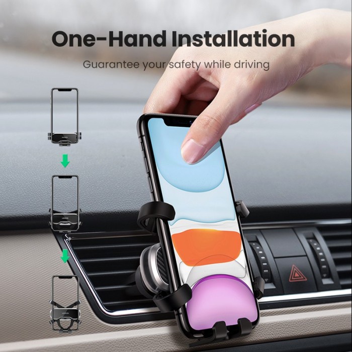 UGREEN Car Holder Phone Gravity Holder HP Mount AC Dudukan HP