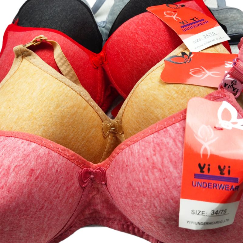 Bh Bra wanita perumpuan Cewek yi yi uk size 32 34 36 38 Remaja Dewasa Murah Busa tipis tanpa kawat