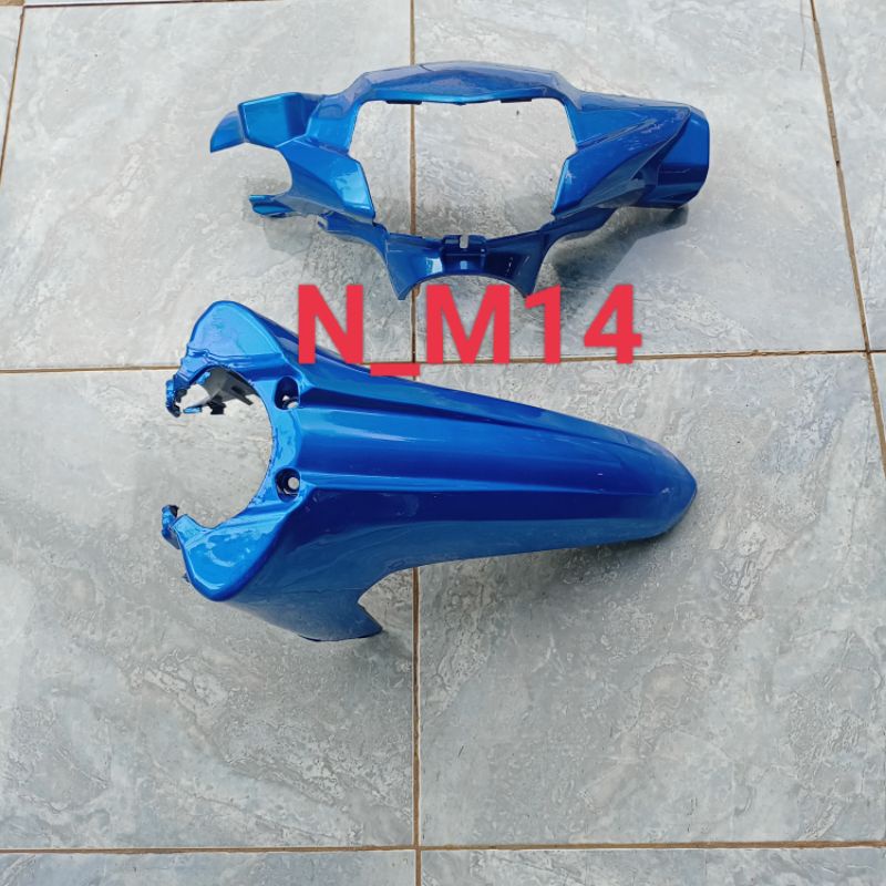 Batok lampu depan plus spakbor depan Vega ZR biru muda