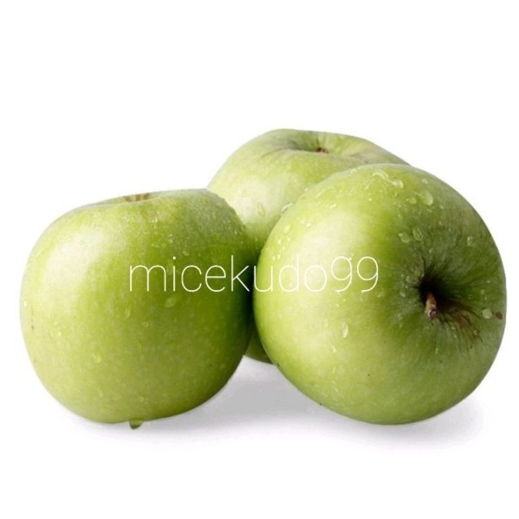 APEL GRANNY SMITH 500GR SEGAR / GREEN APPLE HIJAU BUAH IMPORT FRESH