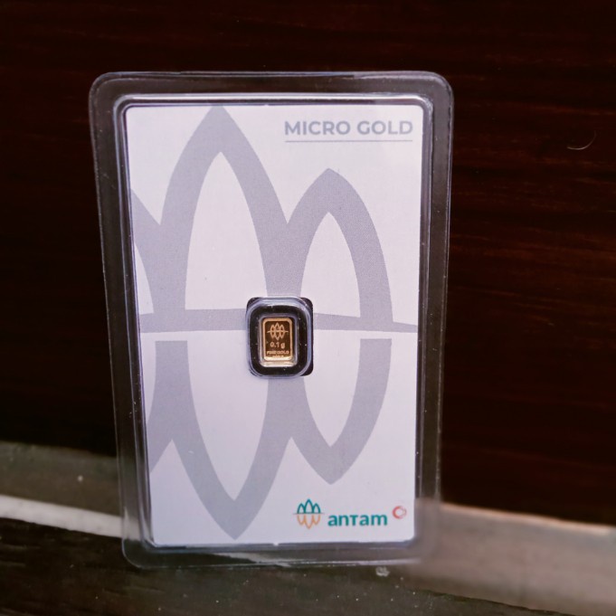 Micro Gold Emas Kita 0,1 Gram 0.1 Gr Resmi Antam x Hartadinata Eksklusif Mirip Certicard