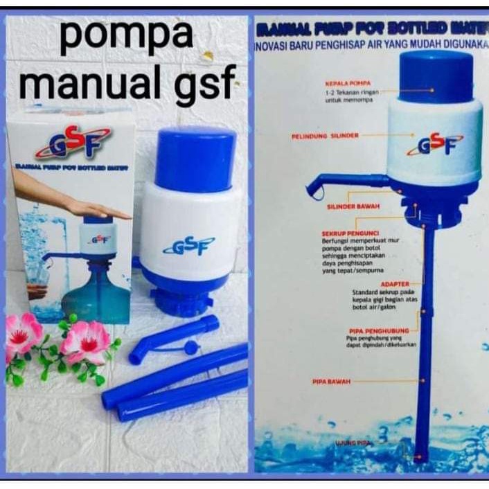 POMPA GALON AIR MANUAL / MANUAL WATER PUMP / POMPA GALON AIR / WATER PUMP MANUAL / POMPA GALON AIR MANUAL GSF G-158 / GSF G158 / GSF G 158 / GSF 158