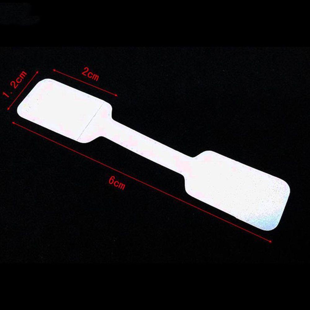 Nickolas1 Display Tag Stiker Putih Kalung Gelang Cincin Sticker