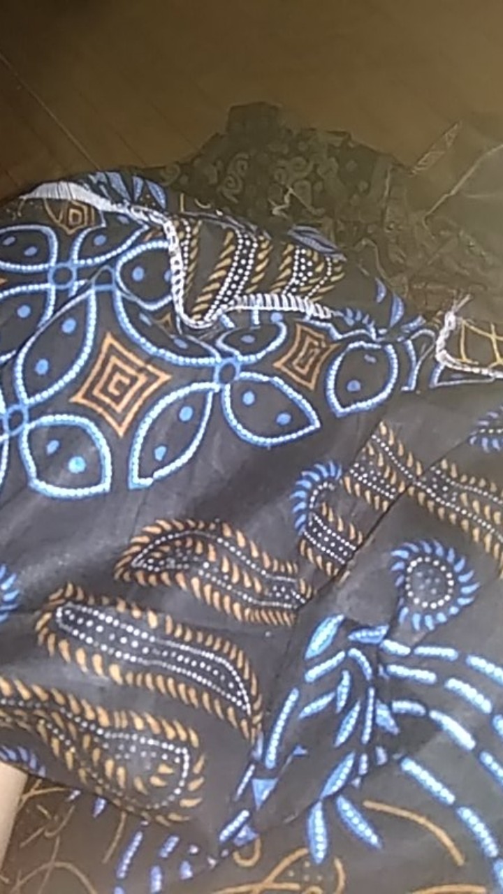 Baju Batik Couple Modern Monalisa Genes Merah Biru Tosca Ungu Orange M,l,xl Asli Pekalongan