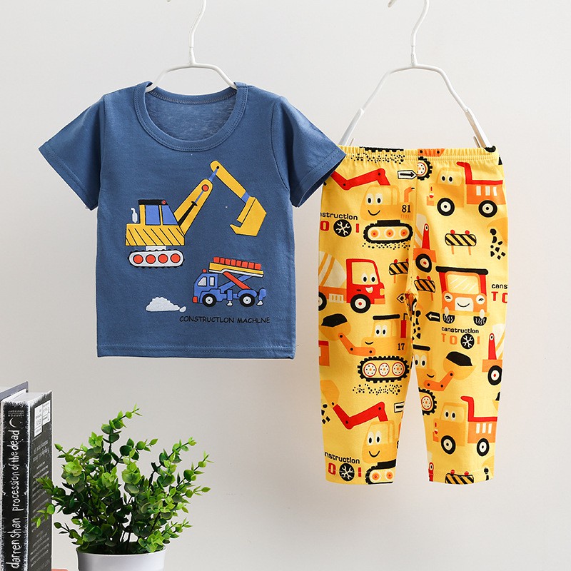 BABY STORE01 - BJC SETELAN ANAK 0-3 TAHUN PIJAMA ANAK BAJU ANAK BAJU PENDEK DAN CELANA PANJANG 1-11