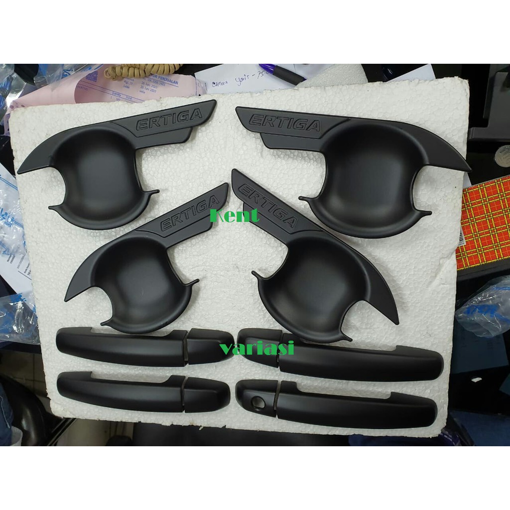 PAKET LENGKAP ERTIGA DOOR HANDLE OUTER LUXURY WING BLACK DOFF