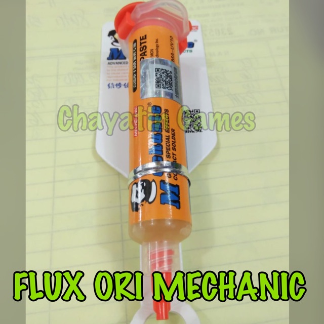 FLUX ORI MECHANIC UV 10 - PASTA SOLDER - MINYAK SOLDER MECHANIC UV 10