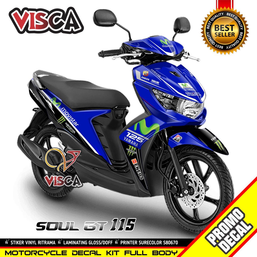 Decal Soul Gt 115 Full Body Stiker Soul Gt 115 Striping Soul Gt 115 Decal Soul Gt 115 Full Body Deca