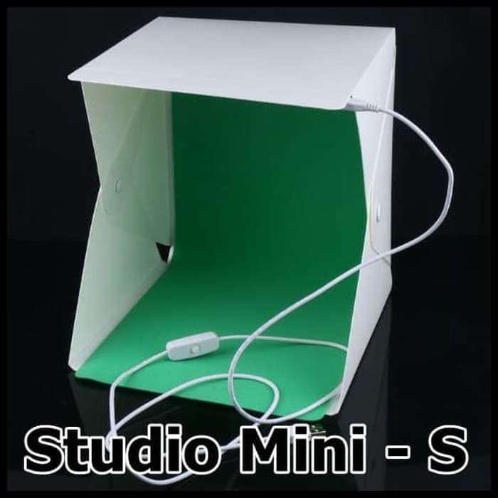 Photo Studio Mini Size S dengan LED dan 4 PCS Background type PU5022