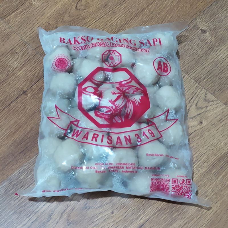 Jual Bakso Warisan 319 Ab 50 Pcs Bakso Viral Best Seller Frozen Food