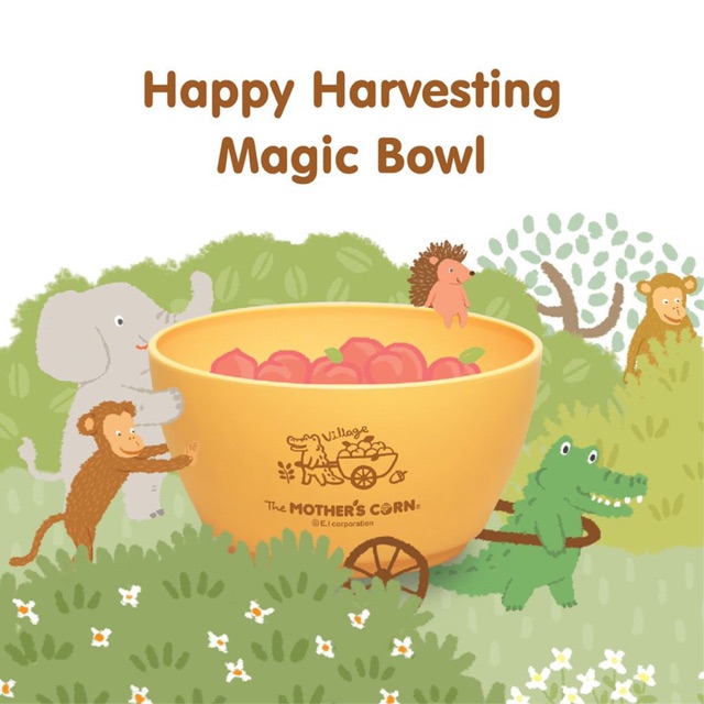 MOTHER’S CORN / Mothers Corn / Motherscorn Magic Bowl Size S &amp; M (Mangkok Makan Anak Bayi)