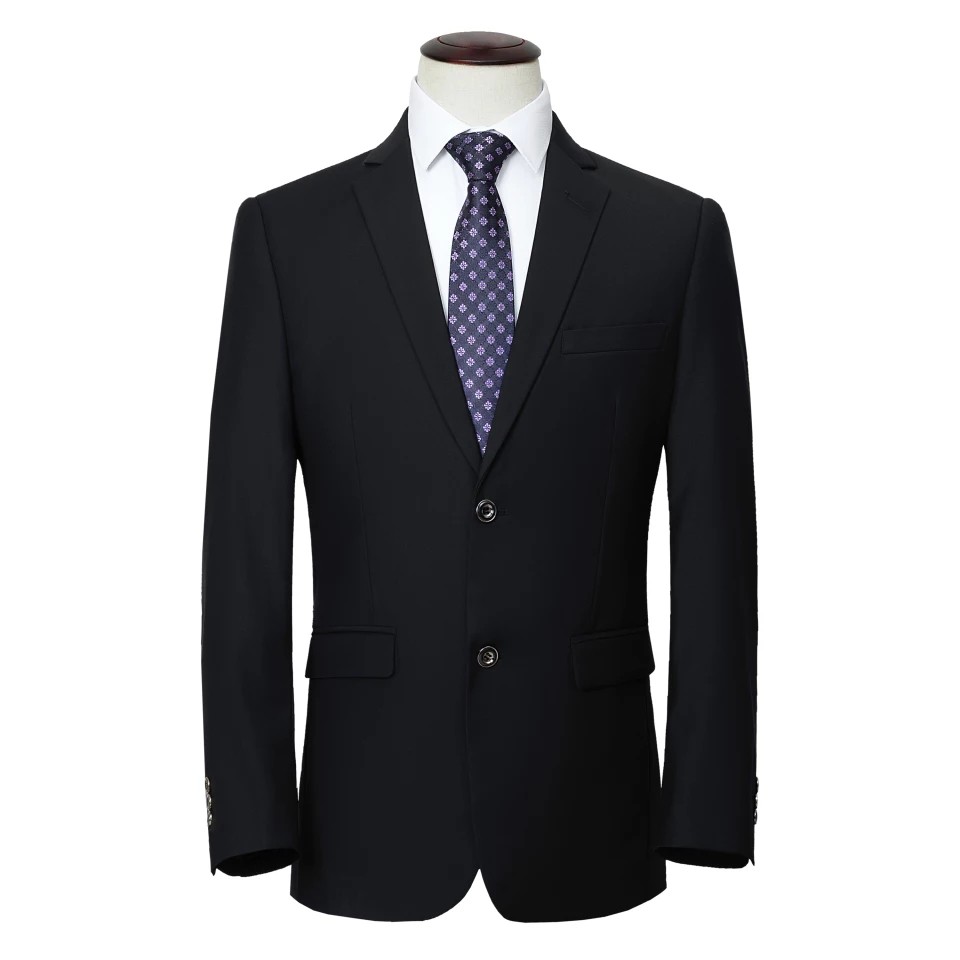 BLAZER PRIA FORMAL SUIT IN BLACK PREMIUM ORIGINAL NIKAYU BAHAN HIGH TWIST MODEL TERBARU