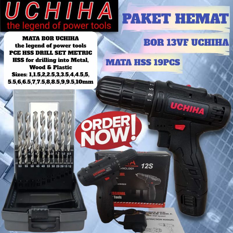 BOR OBENG LISTRIK CORDLESS MULTIFUNGSI 12_1 V HYUGA BY UCHIHA JAPAN