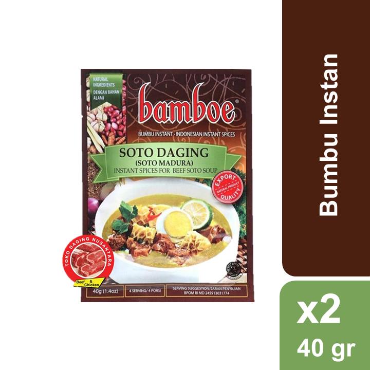 

Bamboe Bumbu Soto Madura 40g x2
