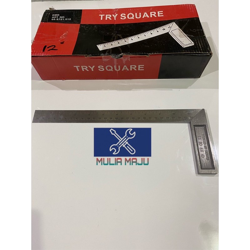 SIKU TUKANG RRT /PENGGARIS SIKU L /SIKU TUKANG 12 inch