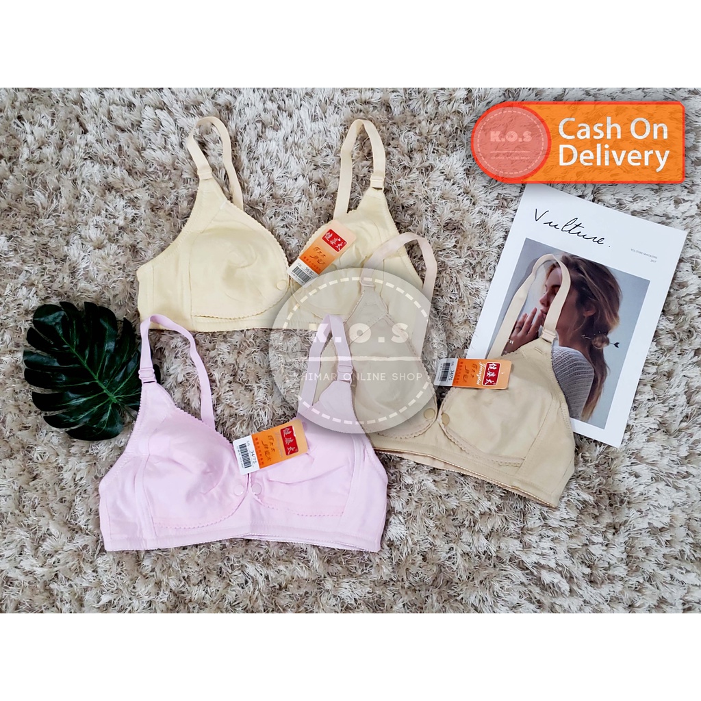 Bra bh menyusui tanpa busa polos size 34-42