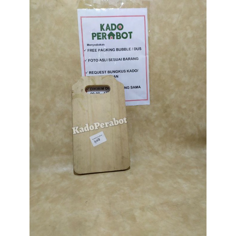 talenan kayu roti bakar- talenan kayu steak- talenan kayu persegi Mega Store