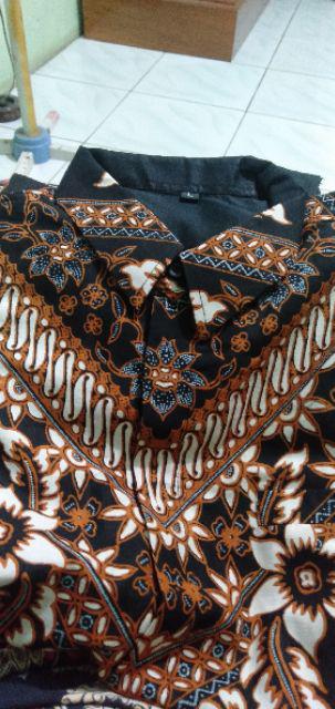 (1kg=4pcs) Kemeja Batik Lengan Pendek Batik Ori Batik Kulo Pagar Nusa Batik Solo Seragam Batik