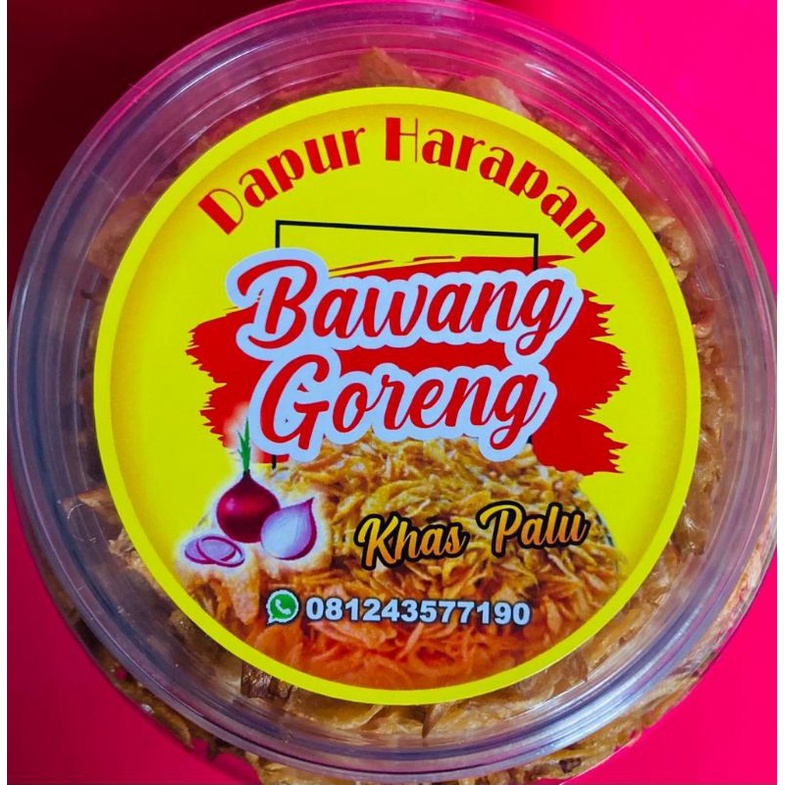 

BAWANG GORENG KHAS ASLI PALU SULAWESI TENGAH - DAPUR HARAPAN 500gr