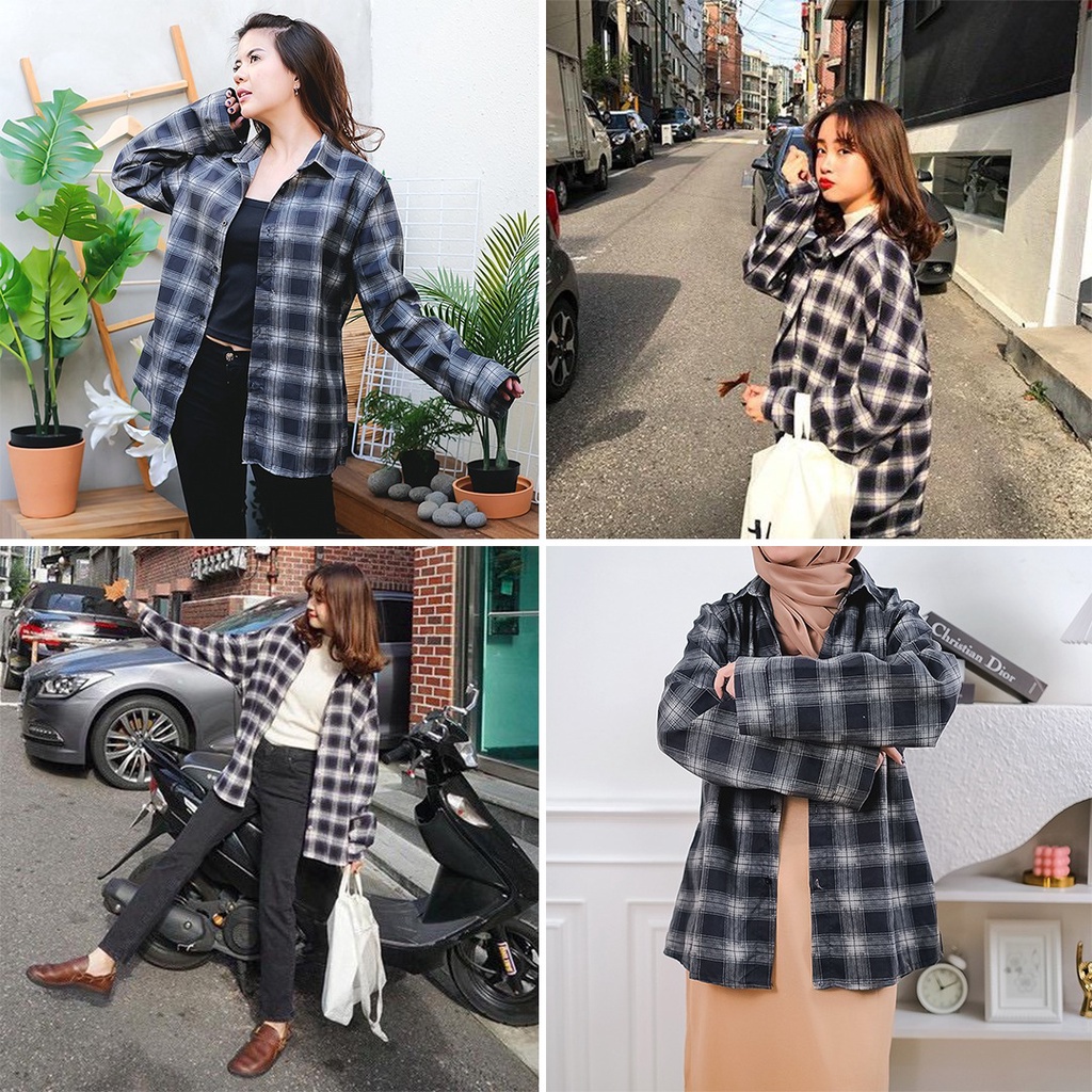 Joselo Oversize Shirt | Kemeja Wanita Terbaru