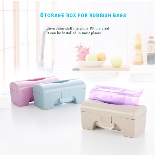 DISPENSER PLASTIK SAMPAH ASOY TEMPEL HOLDER TEMPAT PLASTIK SAMPAH MULTIFUNGSI