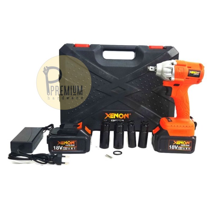 MESIN PEMBUKA BAUT XENON CDIW1845 CORDLESS IMPACT WRENCH 18V BATERAI