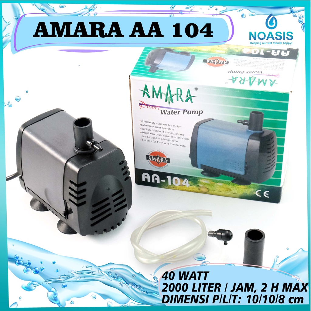 AMARA AA-104 AA 104 POMPA AQUARIUM KOLAM DAN HIDROPONIK AKUARIUM