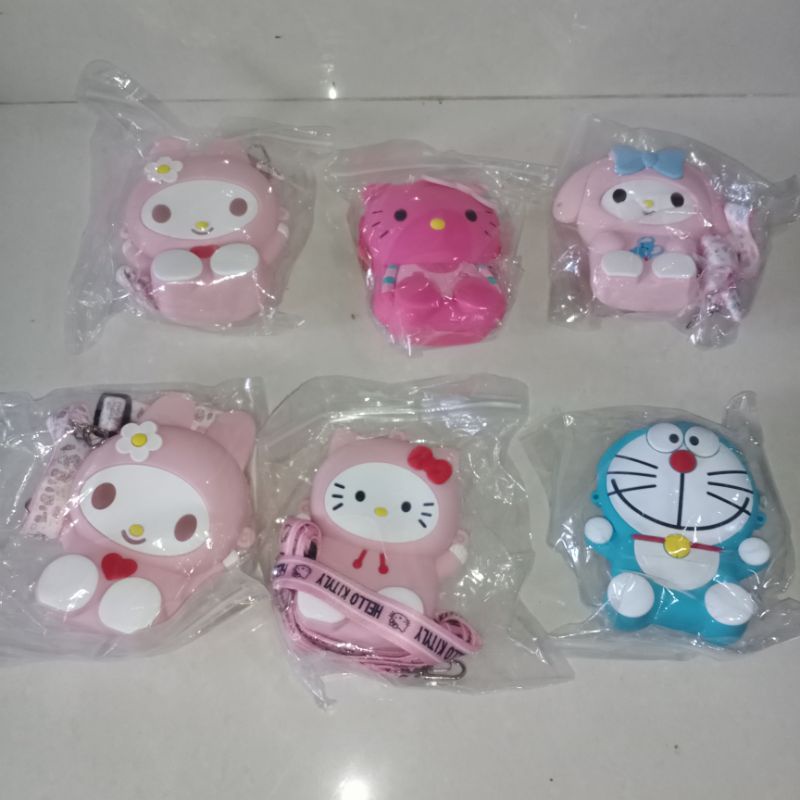 tas jelly karakter anak tali panjang