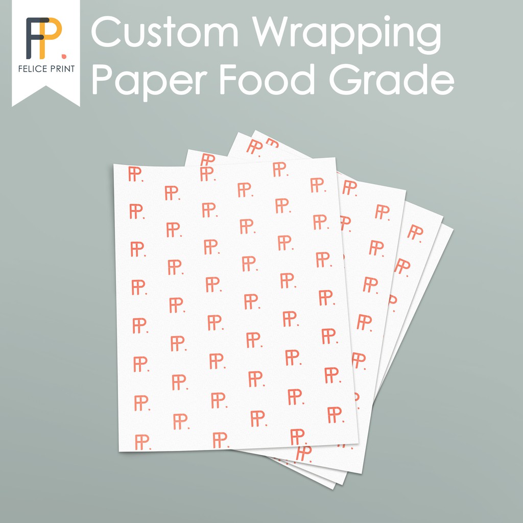 

Custom Wrapping Paper Food Grade Makanan High Quality