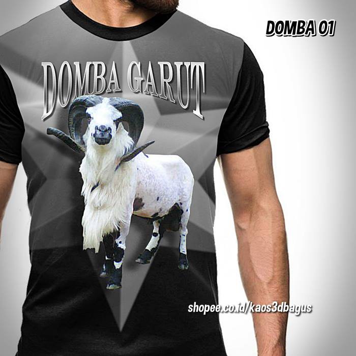 Kaos Domba Garut 01 Domba Petarung Aduan Budaya Sunda Kaos Gambar Kambing Animal Shopee Indonesia