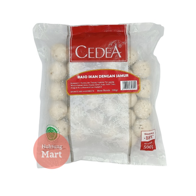 Cedea Bakso Ikan Jamur 500gram Baso Jamur