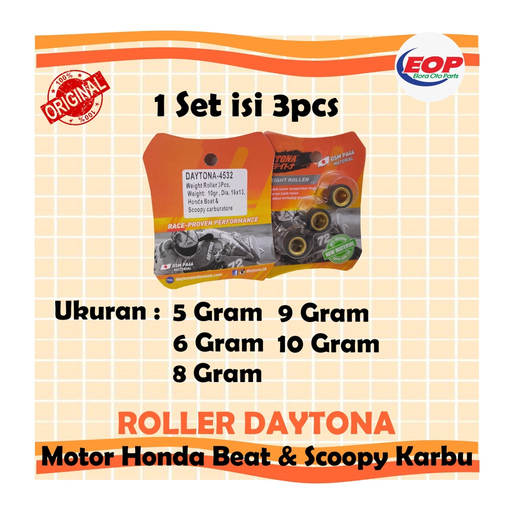 Daytona Roller Honda Beat Karbu Scoopy Karbu Original