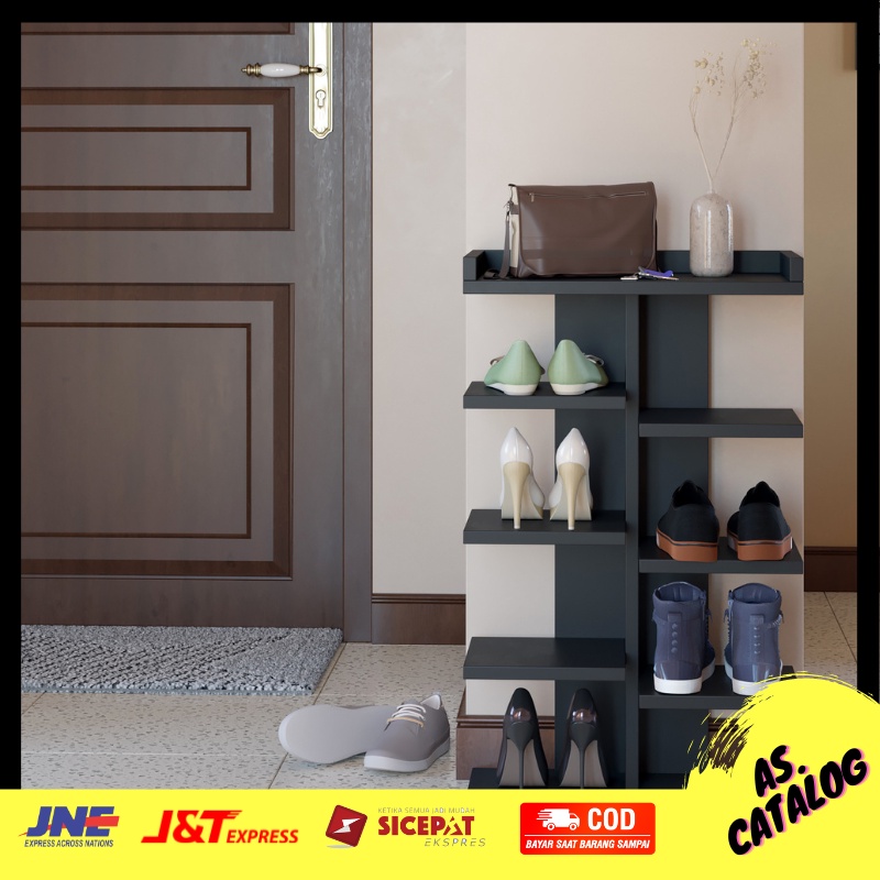 Rak Sepatu Kayu Minimalis Rak Sandal Rak Susun Amazing Shoes Rack Shoe Rack Portable Rak Buku Rak Ta